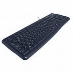 Жична клавиатура Logitech K120, USB-A, Черна