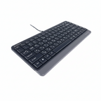 Жична мини клавиатура A4tech FK11, USB-A, Черна