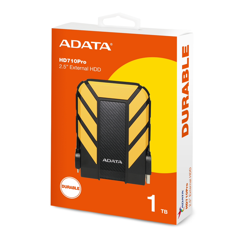 ADATA HD710 Pro External Hard Drive – 1TB (Ultra-Durable Design)