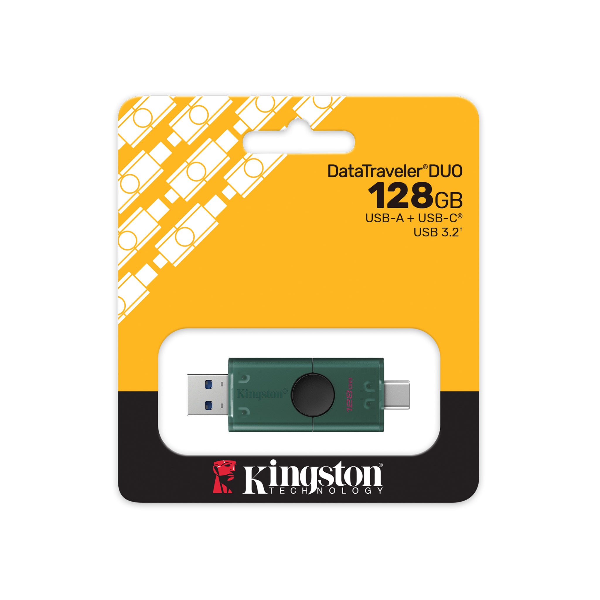 USB Kingston DataTraveler Duo G2, 128GB USB-C + USB-A 3.2 Gen 1