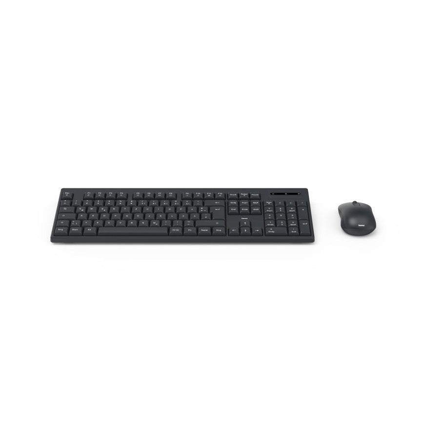 HAMA WKM-100 KBD+Mouse Black Wireless