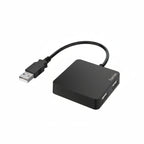 USB хъб HAMA, 4 портов, USB 2.0 (HAMA-200121)