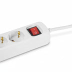 Разклонител HAMA 30384 ,6гнезда, 1.4м,бял